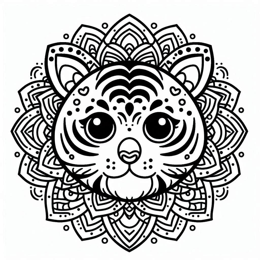 Mandalas Tigre 15